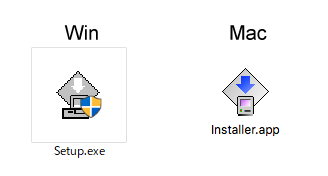 Plug-in setup exe & app